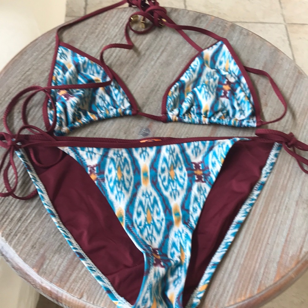 Tory Burch bikini small top, Xs bottom